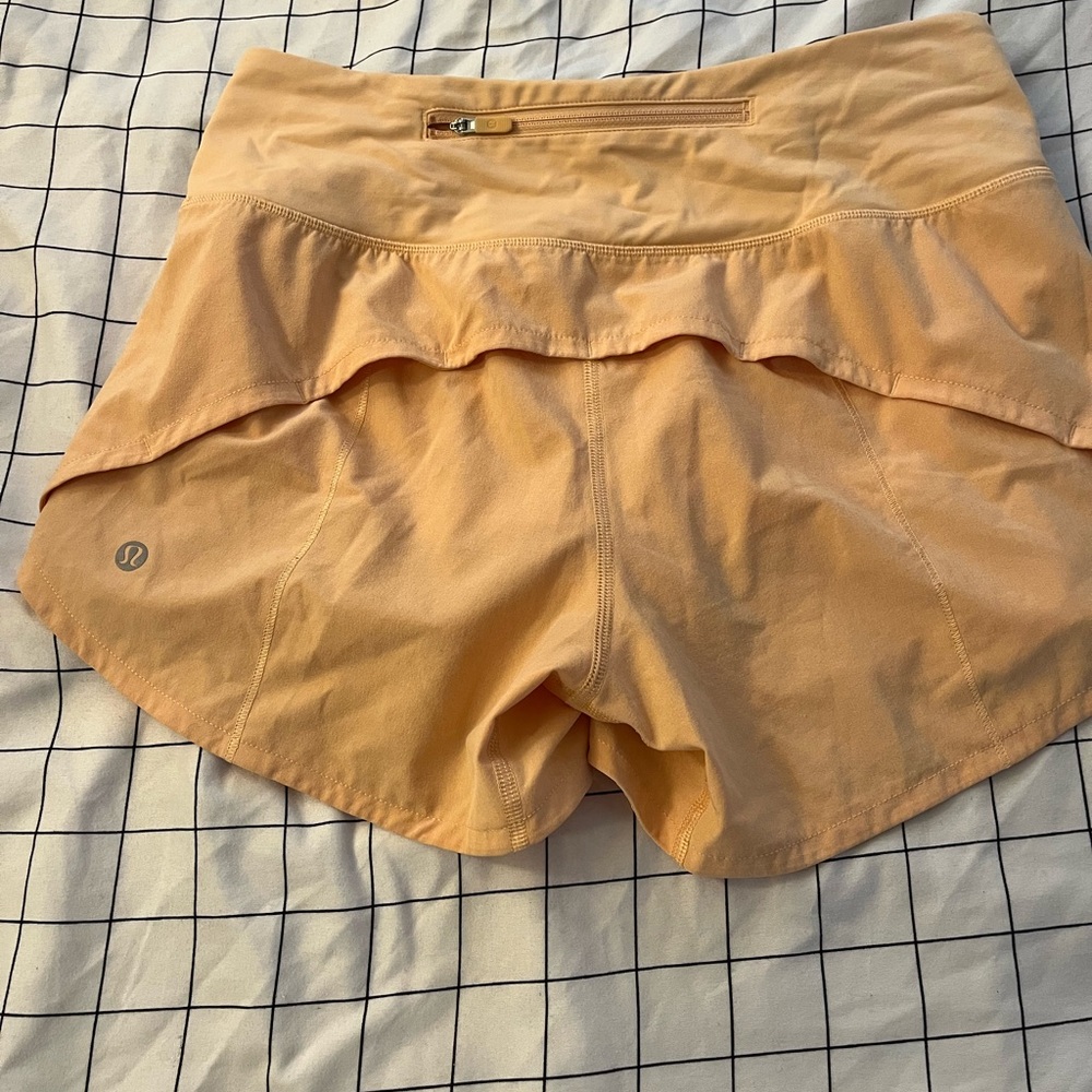 Lululemon speed up shorts size 4